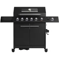 Juskys Barbecue / BBQ / Gasgrill Tennessee - Incl. 6 branders en zijbrander