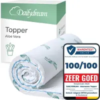 Nivion - topper - memory foam - Edition Aloe Vera - 7cm dik - 140x200cm - traagschuim