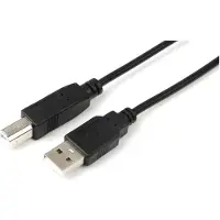 Microconnect USBAB5B USB-kabel 5 m USB 2.0 USB A USB B Zwart