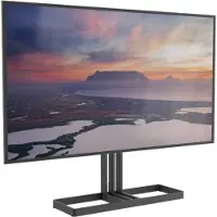 Cavus Vloerstandaard EDGE zwart 100 cm VESA 400x400