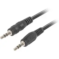 Lanberg Serie - Audio Kabel - Stereo Minijack - 1,2m