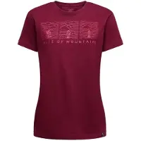 La Sportiva Made Of Mountain T-shirt Met Korte Mouwen Rood M Vrouw