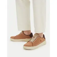 Timberland Men Seneca Bay Low Lace Sneaker Medium Brown Nubuck-Schoenmaat 45,5