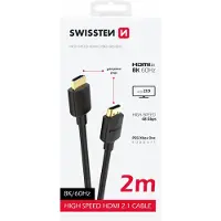 Swissten 8K HDMI Cable 60Hz - 75501211 - 2 Meter - PVC - Black