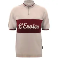 Santini - Eroica Vino Wool Jersey - Fietsshirt M, roze