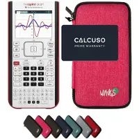 Texas Instruments TI-Nspire CX II-T incl. WYNGS Beschermhoes Roze - Grafische Rekenmachine - Basis Pakket