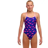 Funkita Fks033 Swimsuit Blauw 8 Years Meisje
