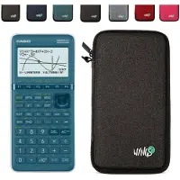 Casio Graph 25+E II incl. WYNGS Beschermhoes Donkergrijs - Grafische Rekenmachine - Basis Pakket