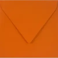 Netuno Gladde oranje enveloppen A5 - 153 x 153 mm - 25 stuks - NK natgelijmde - 115 gram - Sirio Color -