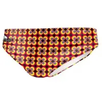 Turbo Flower 70 Swimming Brief Groen,Geel S Man
