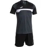 Joma Danubio Iii Short Sleeve Set Zwart,Grijs M Man