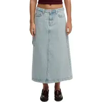Superdry Dames Blauwe Denim Cargo Maxi Rok (XL), Casual, Katoen W7210406A
