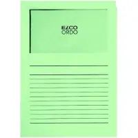 Elco Ordo Cassico - L-map met venster A4 100 stuks - 220 x 310 mm Lichtgroen - EO-29489-61