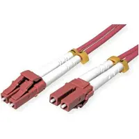 Roline glasvezelkabel 50/125µm OM4, LC/LC, staal gepantserd, LSOH , violet, 10 m