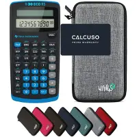 Texas Instruments TI-30 ECO RS incl. WYNGS Beschermhoes Lichtgrijs - Wetenschappelijke Rekenmachine - Basis Pakket