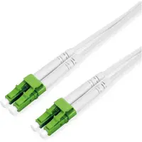 Roline Premium LC/APC Duplex optical fiber kabel | gepantserd | OS2 | LSZH | wit | 20 meter