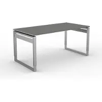 Kerkmann Büromöbelfabrik Bureau Workspace 160cm grijs hoogte verstelbaar