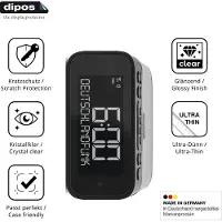 Dipos – 2x Beschermfolie geschikt voor TechniSat Digitradio 52 BT | Krasbestendige & heldere Screenprotector Ultra-Thin