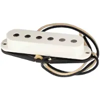 Lollar 10-202-111-14 Single Coil Pickup - Sixty Four hals, flat poles, parchment