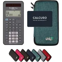 Texas Instruments TI-30X Prio MathPrint incl. WYNGS Beschermhoes Turkoois - Wetenschappelijke Rekenmachine - Basis Pakket