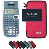 Texas Instruments TI-30XS MultiView incl. WYNGS Beschermhoes Roze - Wetenschappelijke Rekenmachine - Basis Pakket