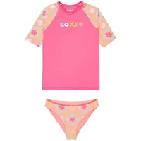 Roxy Set Check Tw Korte Mouw Rash Guard