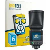 BROTECT Screenprotector 6 Stuks voor Godox V1 mid Beschermglas transparant