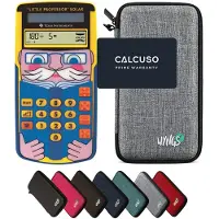 Texas Instruments TI-Little Professor incl. WYNGS Beschermhoes Lichtgrijs - Interactieve Rekentrainer - Basis Pakket