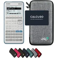 Casio Graph 35+E II incl. WYNGS Beschermhoes Lichtgrijs - Grafische Rekenmachine - Basis Pakket
