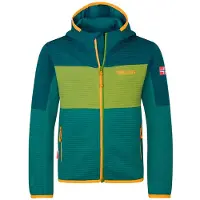 TROLLKIDS - Kid's Sogndal Jacket XT - Fleecevest 128, turkoois