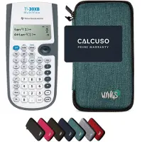 Texas Instruments TI-30XB MultiView incl. WYNGS Beschermhoes Turkoois - Wetenschappelijke Rekenmachine - Basis Pakket
