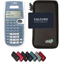 Texas Instruments TI-30XS MultiView incl. WYNGS Beschermhoes Zwart - Wetenschappelijke Rekenmachine - Basis Pakket