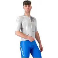 Castelli - Aero Race 8S Jersey - Fietsshirt M, grijs