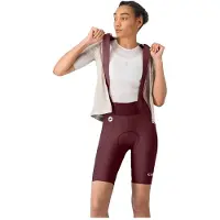 Castelli - Women's Espresso 2 DT Bibshort - Fietsbroek XS, rood