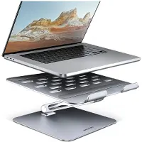 Axagon Laptopstandaard - - STND-LQ ALUMINIUM - Verstelbaar - Opvouwbaar - Antislip