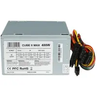 IBox Voedingseenheid - - CUBE II - 400 W - 20+4 PIN ATX - Zilver