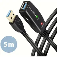 Axagon ADR-305 USB-kabel USB 3.2 Gen1 USB-A bus, USB-A stekker 5 m