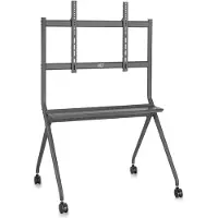 ACT AC8372 Verrijdbare TV/Monitor Vloersteun | 50” t/m 86” | VESA | Max 120kg | Zwart