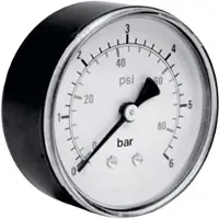 ICH Manometer 306.40.16 Anschluss (Manometer): Rückseite 0 bis 16 bar Außengewi