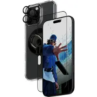 PanzerGlass - 4-in-1 Pack - hintere Abdeckung für Mobiltelefon - ultra-breite Passform - kompatibel mit MagSafe - recyc