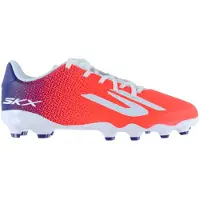 SKECHERS SKX_2 Club Gras / Kunstgras Voetbalschoenen (MG) Kids Wit Felrood Blauw Roze