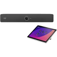 Cisco Webex Room Bar, videoconferentiesysteem voor groepen, 12 MP, CMOS-sensor, 4K Ultra HD, 5x optische zoom, zwart