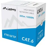 Lanberg Ethernet LAN Cable LCF6-11CU-0305-S Grey 305 m