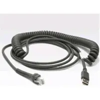 Zebra Technologies KABEL - AFGESCHERMD USB: POWER PLUS PLUG 7 FT. (2,8M) RECHT 12V, Auto-adapter