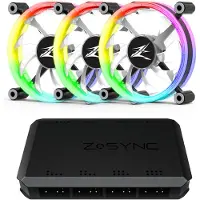 Zalman 120mm ZM-LF120 A-RGB Triple Pack inkl. Controller