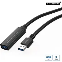 Microconnect USB3.0AAF10A USB-kabel USB 3.2 Gen 1 (3.1 Gen 1) 10 m USB A Zwart