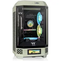 Thermaltake The Tower 250 Matcha Green Midi-tower Gaming-behuizing Groen, Zwart
