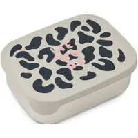Liewood - Kid's Arthur Printed Lunchbox - Bewaarbakje 5,5 x 13 x 17 cm, grijs