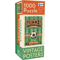 Tactic Puzzle Lovers Vintage Posters Soccer Championship 1000 pcs puzzle