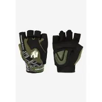 Gorilla wear Mitchell Training Handschoenen 2.0 - Zwart/Legergroen - L